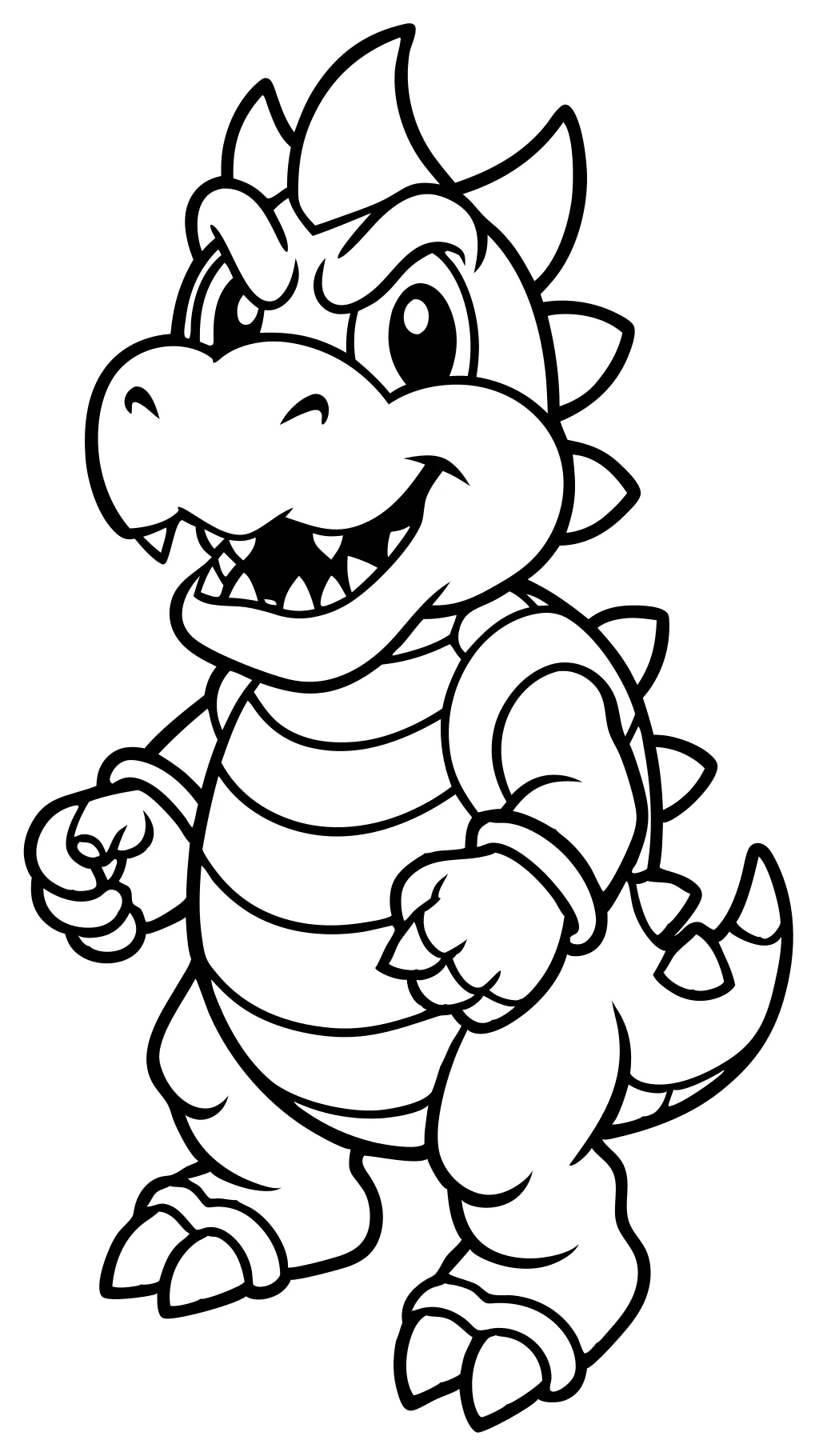 dry bowser coloring pages